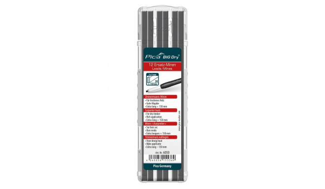 PICA REPLACEMENT GRAPHITE INSERTS FOR BIG DRY MARKER / FOR WOOD...