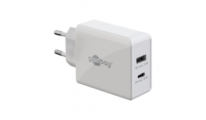 Goobay dual USB-C PD kiirlaadija (30 W) 61674