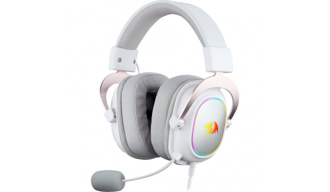 Redragon H510W Zeus-X RGB Kõrvaklapid Valge (H510W-RGB)