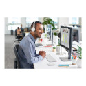 Logitech H390 USB Computer Headset Wired Headphones, USB Type-A, Off-white