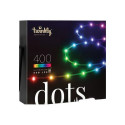 Twinkly|Dots Nutikad LED Tuled 400 RGB (Mitmevärviline), 20 m, Läbipaistev juhe|RGB - 16M+ värvi