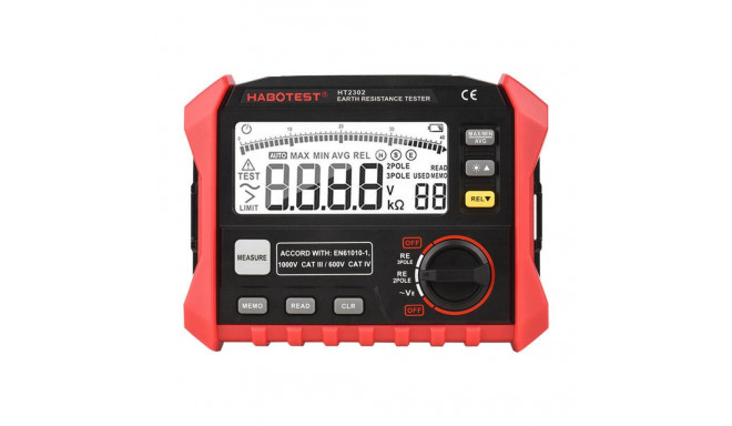 Habotest HT2302 Digital Earth Resistance Tester