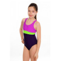 Aqua-speed Emily Junior swimsuit pink-purple (128 cm)