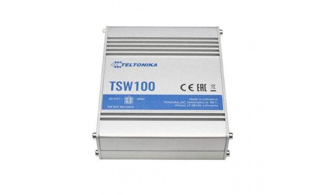 Teltonika TSW100 Lüliti PoE 5x Gigabit Ethernet