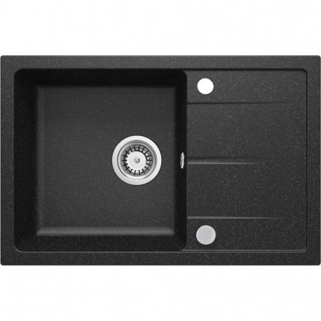 1-bowl granite sink with drainer