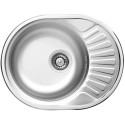 1-bowl steel sink with drainer