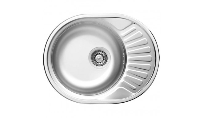 1-kausiga terasest valamu nõrutusosaga