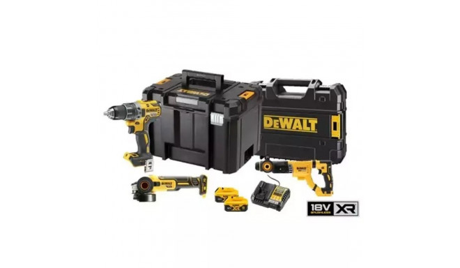18V XR Combo Kit DCD791; DCG405, DCH263; 2 aku 5ah, lad.