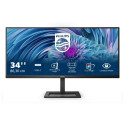 Philips E Line 346E2LAE/00 LED-ekraan 86,4 cm (34") 3440 x 1440 pikslit Lai Quad HD LCD Must