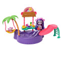 PROMO Enchantimals troopiline ujumisbasseini komplekt + HTW73 MATTEL ahvinukk