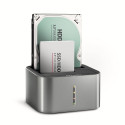 AXAGON ADSA-DC USB3.2 Gen1 - 2x SATA 6G KLOONI DUAL HDD Dokkimisjaam ASMedia