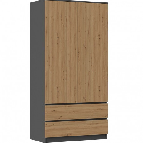Topeshop SZAFA MALWA AN/AR K bedroom wardrobe/closet 5 shelves 2 door(s)