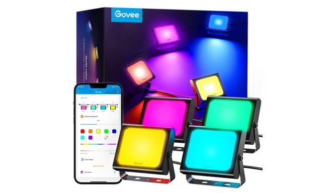 LED nutikad välisvalgustid, 4 tk.