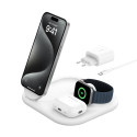 Belkin BOOST Charge 3in1 Qi2 15W magn.Charg.Stand wh.  WIZ029vfWH