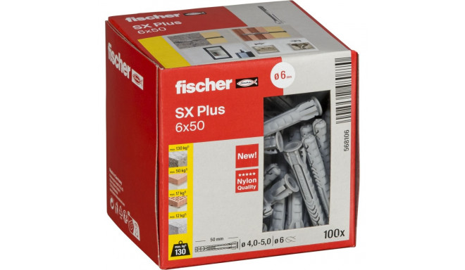 Fischer tüübel SX Plus 6x50 100 tk.