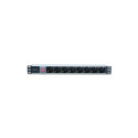 Rack 19 inches 1U 250V/16A, 8xSCHUKO, 3m