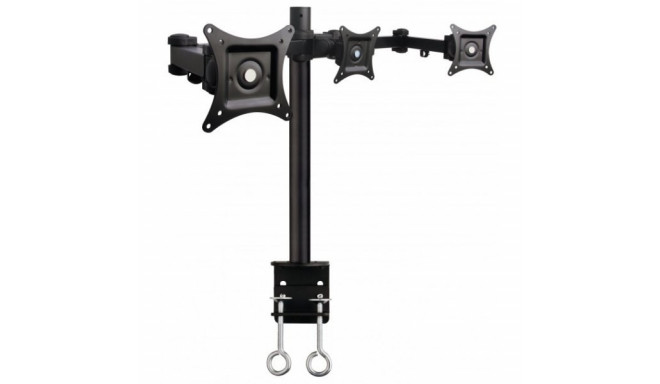 Triple desk LED/LCD monitor arm 13-24inch 3x10kg black