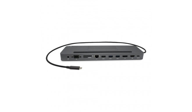 I-TEC USB-C metall 4K 3xDisplay DS 1xHDMI 1xVGA 1xDP 1xSD+1xmicroSD CR 1xGLAN 1x3.5mm audio 2xUSB 3.