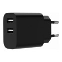 GEMBIRD 2-porti universaalne USB laadija 2.4A must
