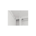LANBERG Wall mount cabinet 19inch 9U 600x600 steel doors grey flat pack