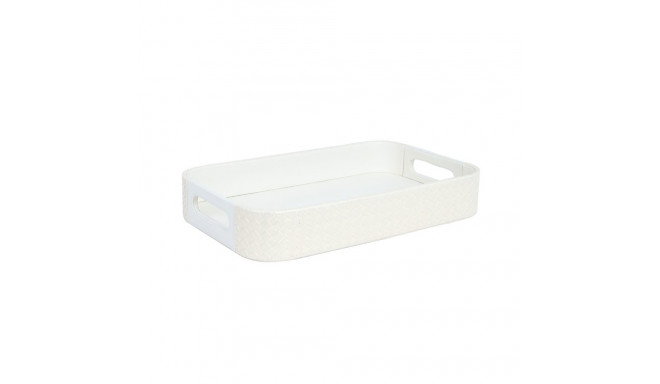 Tray WILMA 38.5x23.5x6cm, white