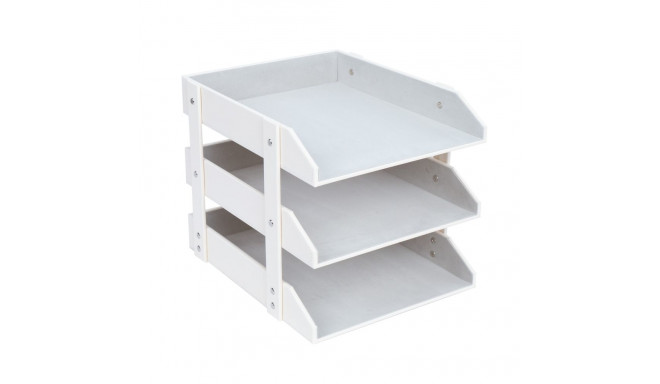 Dokumendiriiul WILMA 28x35xH27cm, valge