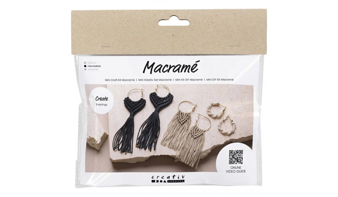 Käsitöökomplekt Creativ Mini Macrame kõrvarõngad