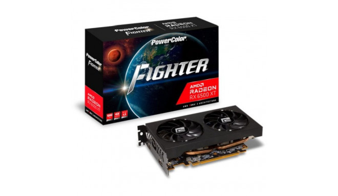 "RX 6500XT 4GB PowerColor Fighter Radeon GDDR6"