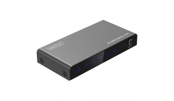 "DIGITUS HDMI Splitter 1x2 4K/60Hz HDCP 2.3 EDID Control"