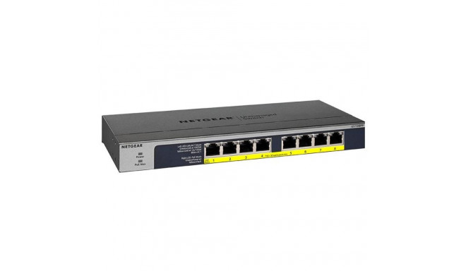 "8P Netgear GS108PP PoE+ RM"