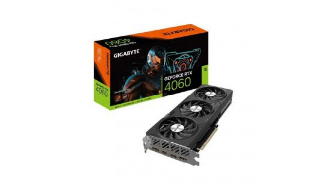 Gigabyte graphics card NVIDIA GeForce RTX 4060 8GB GDDR6 128bit PCIE 4.0 16x Dual Slot Fansink