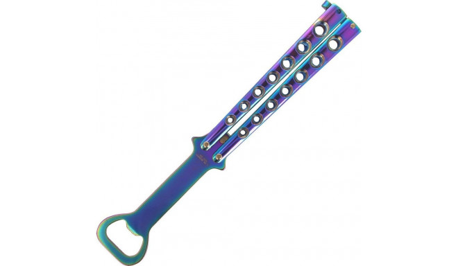 Herbertz CJH Balisong Bottle Opener, Rainbow (44079 - 571213)