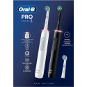 Oral-B Pro 3 rotary toothbrush 3900 Duo 2 pcs. White/Black + additional head