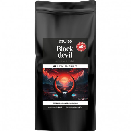 Coffee beans 4Swiss Black Devil freshly roasted 1 kg