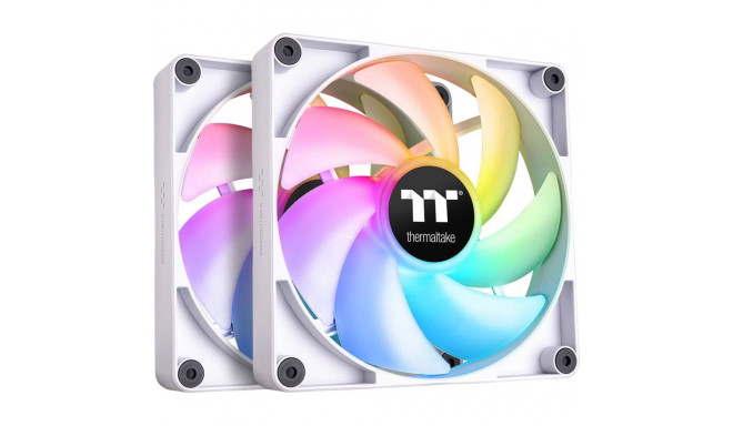 Thermaltake CT120 ARGB Sync snow 2-pack ventilaator (CL-F153-PL12SW-A)