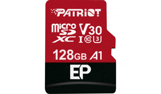 Patriot EP Series MicroSDXC 128 GB Class 10 UHS-I/U3 A1 V30 kaart