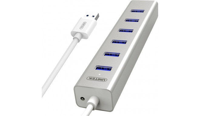 Unitek 7x USB 3.0 jaotur toiteallikaga