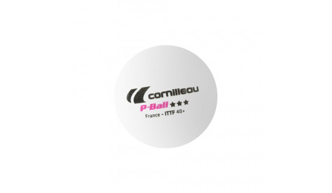 Cornilleau table tennis balls P-BALL ITTF white 3 pcs.