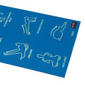 Folding yoga mat BB 8301