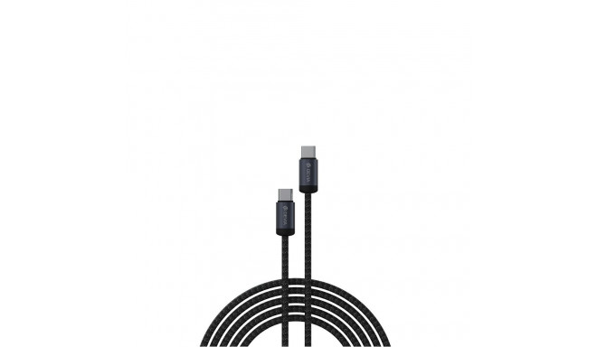 Devia cable Gracious EC646 PD USB-C - USB-C 1,0 m 60W 3A black