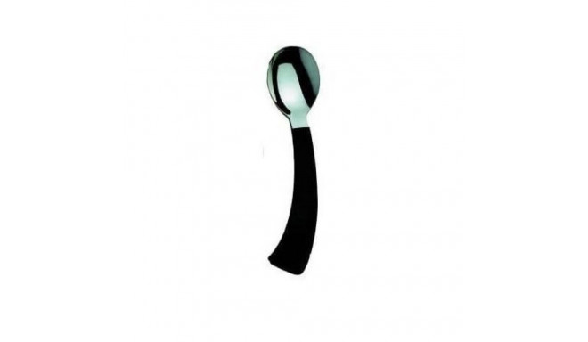 Curved spoon for right-handed person