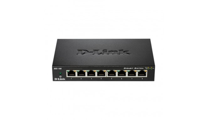 D-Link DGS-108 mittehallatav L2 Gigabit Ethernet (10/100/1000) must