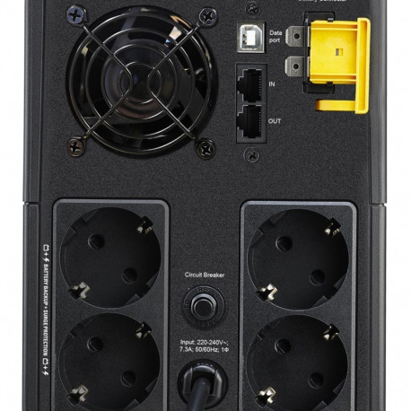 APC Back-UPS, 1600VA, torn, 230V, 4x CEE 7/7 Schuko pistikupesad, AVR