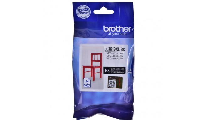 Brother LC-3617Y tindikassett originaal must 1 tk