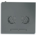 Techly seinakapp 19" 6U D320 must kokkupandud I-CASE EL-1006B32