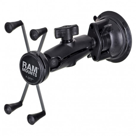 RAM Mounts X-Grip suur telefonihoidik keeratava lukustusega iminapaga alus