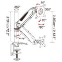 Techly torujas gaasvedru monitorile 15-27 360mm must "ICA-LCD 111-BK"