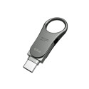 Silicon Power Mobile C80 USB mälupulk 64 GB USB Type-A / USB Type-C 3.0 (3.1 Gen 1) Titaan