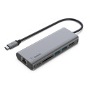 Belkin AVC008BTSGY sülearvuti dokk/pordipaljundaja USB 3.2 Gen 1 (3.1 Gen 1) Type-C Must, Hall