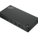 Lenovo 40AY0090EU sülearvuti dokk/pordilaiend Juhtmega USB 3.2 Gen 1 (3.1 Gen 1) Type-C Must